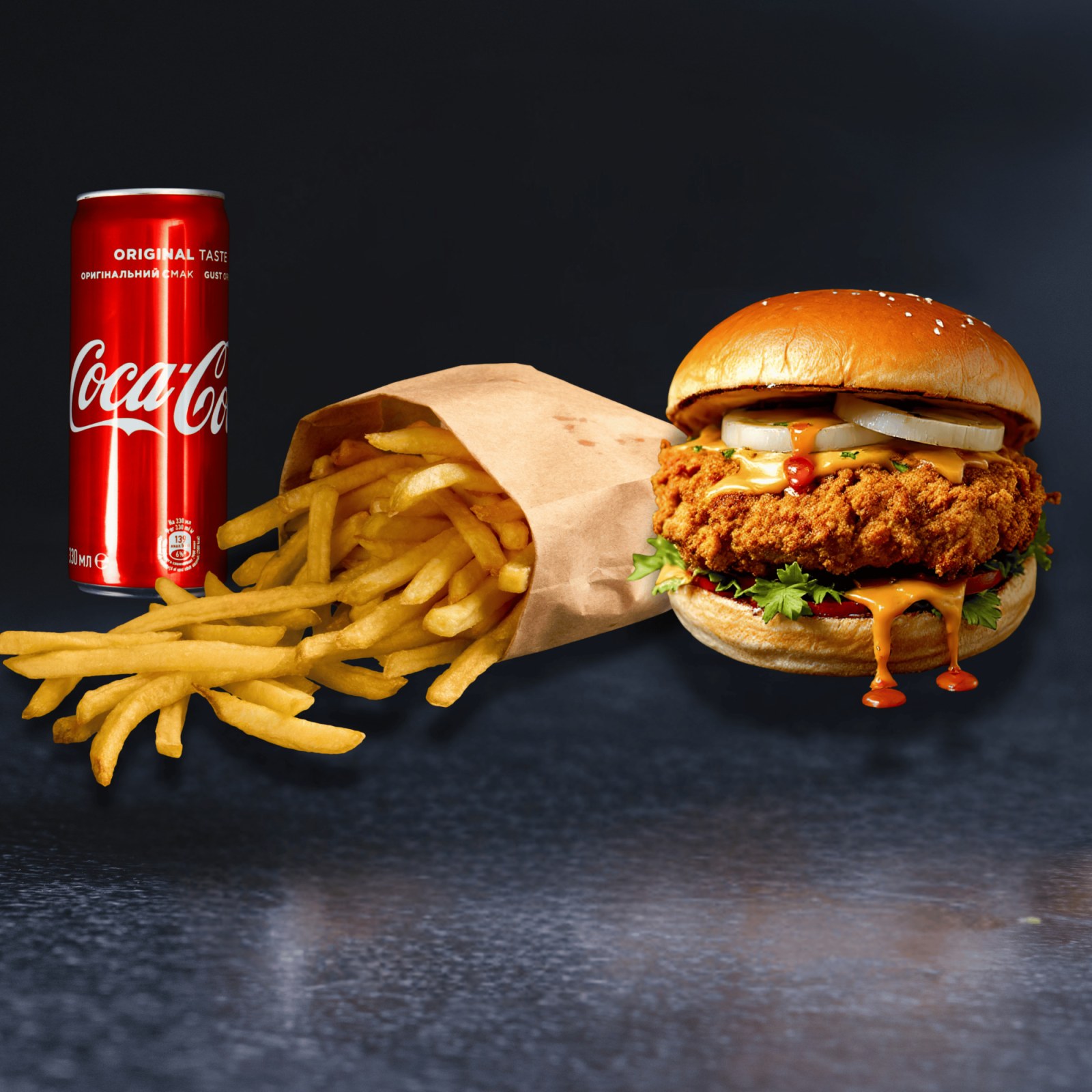 Jr. Çıtır Tavuk Burger Menü