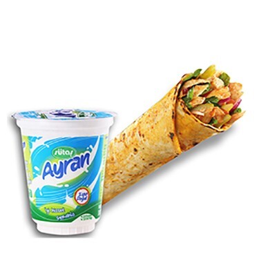Donas Special Tavuk Döner Dürüm (100 gr. ) + Ayran (27,5 cl )