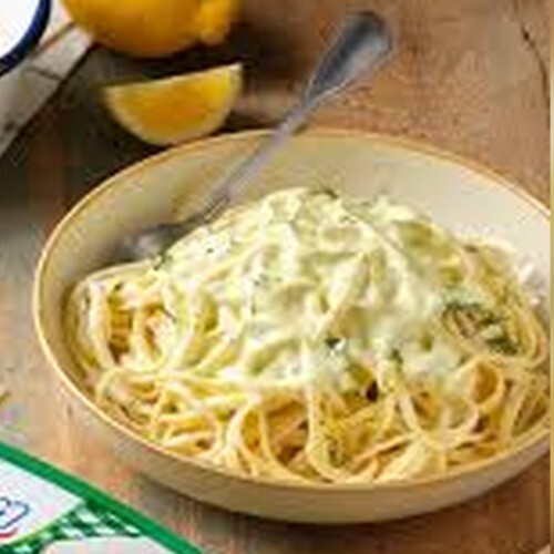 Labne Peynir Krema Spagetti Makarna