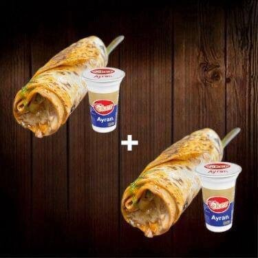2 Kaşarlı Dürüm+2 Ayran