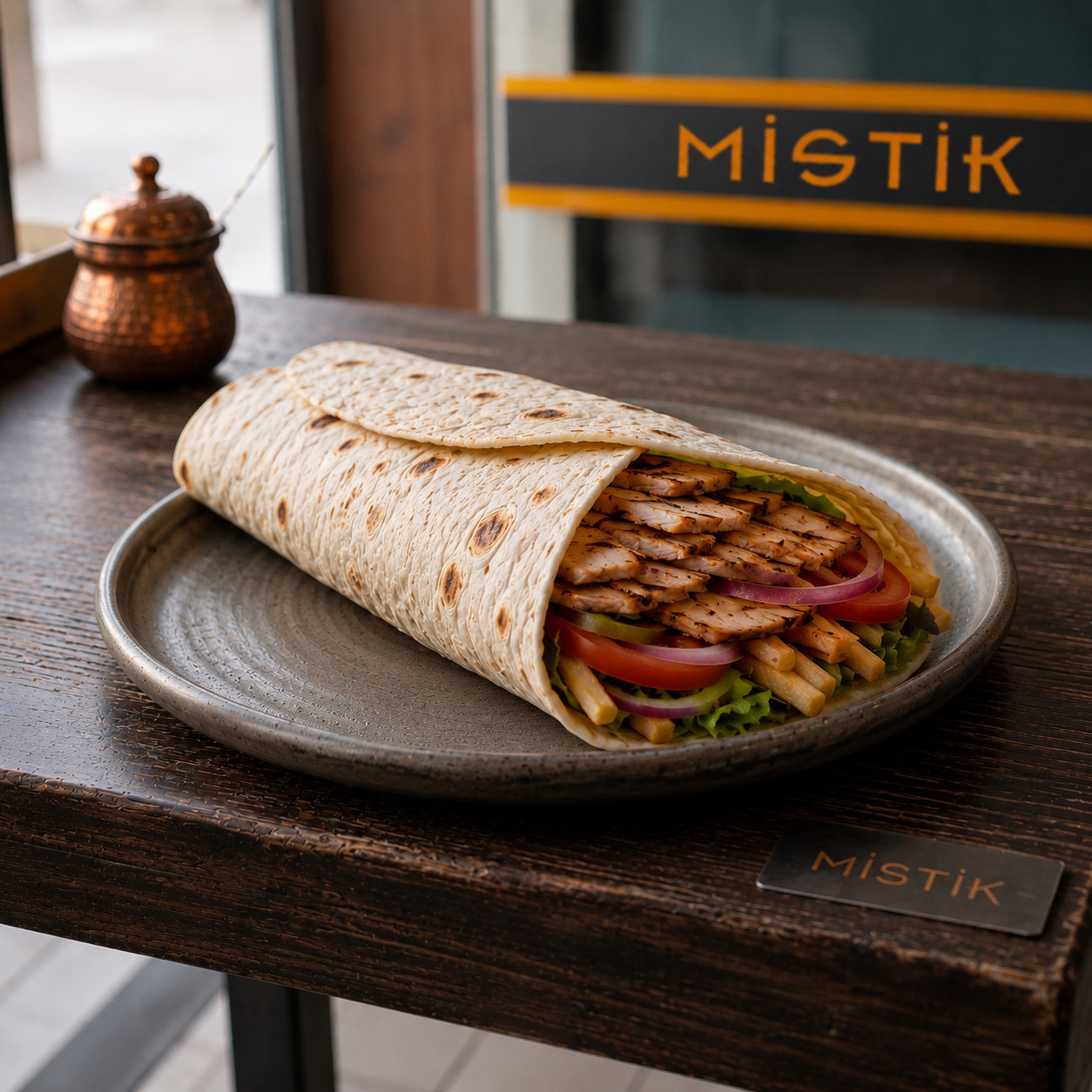 Mega Mistik Döner Dürüm (1,5 Lavaş)