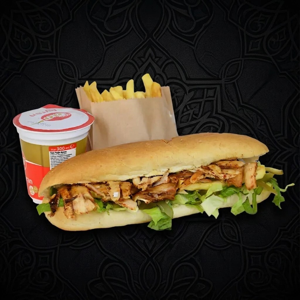 Yarım Ekmek Döner Menü