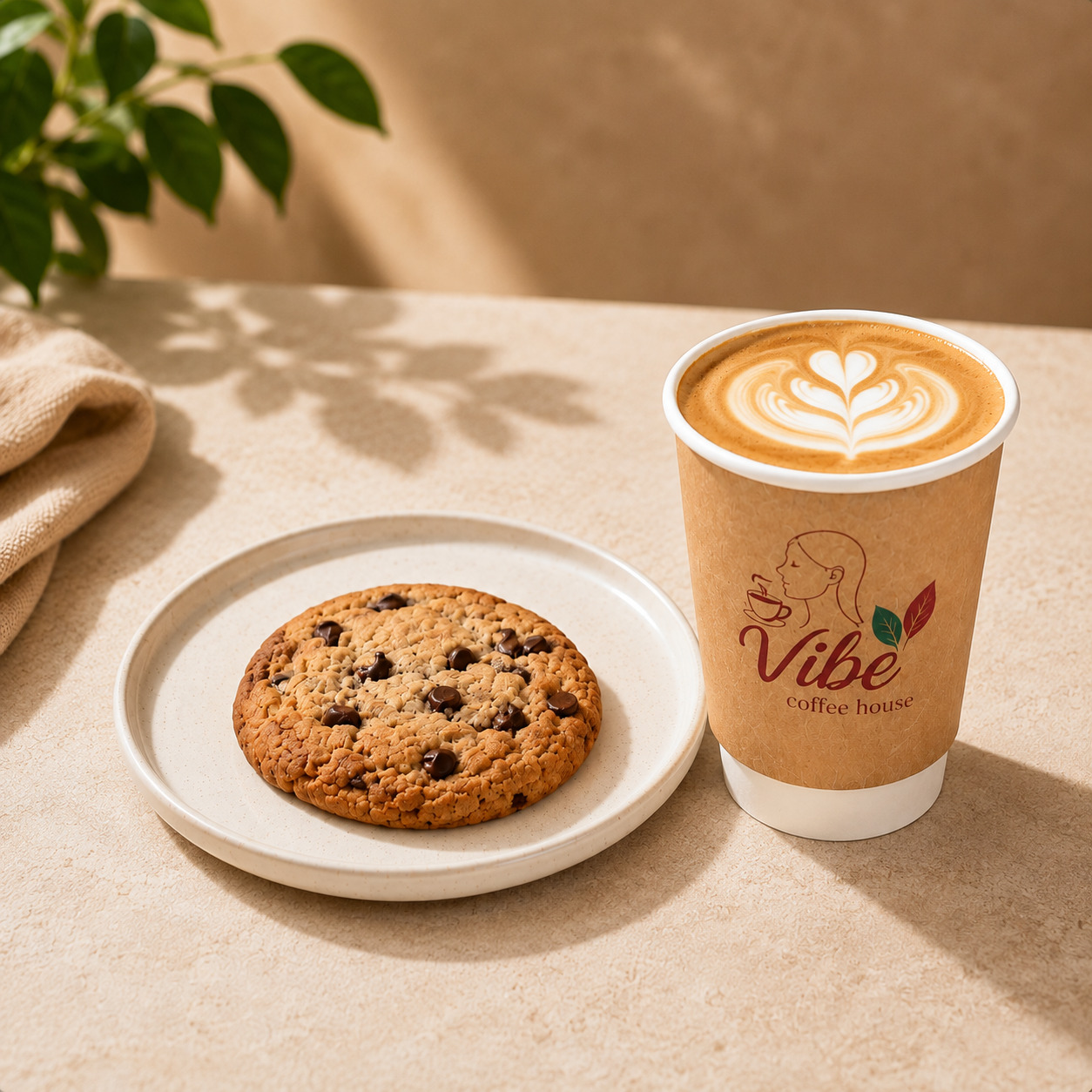 Cookie + Latte