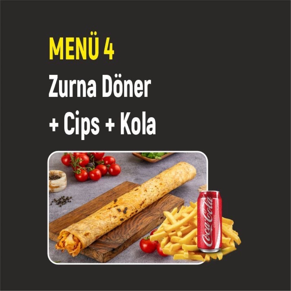 Zurna Döner Menü 4