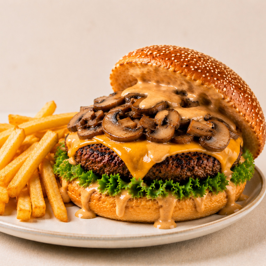 Mantarlı Burger