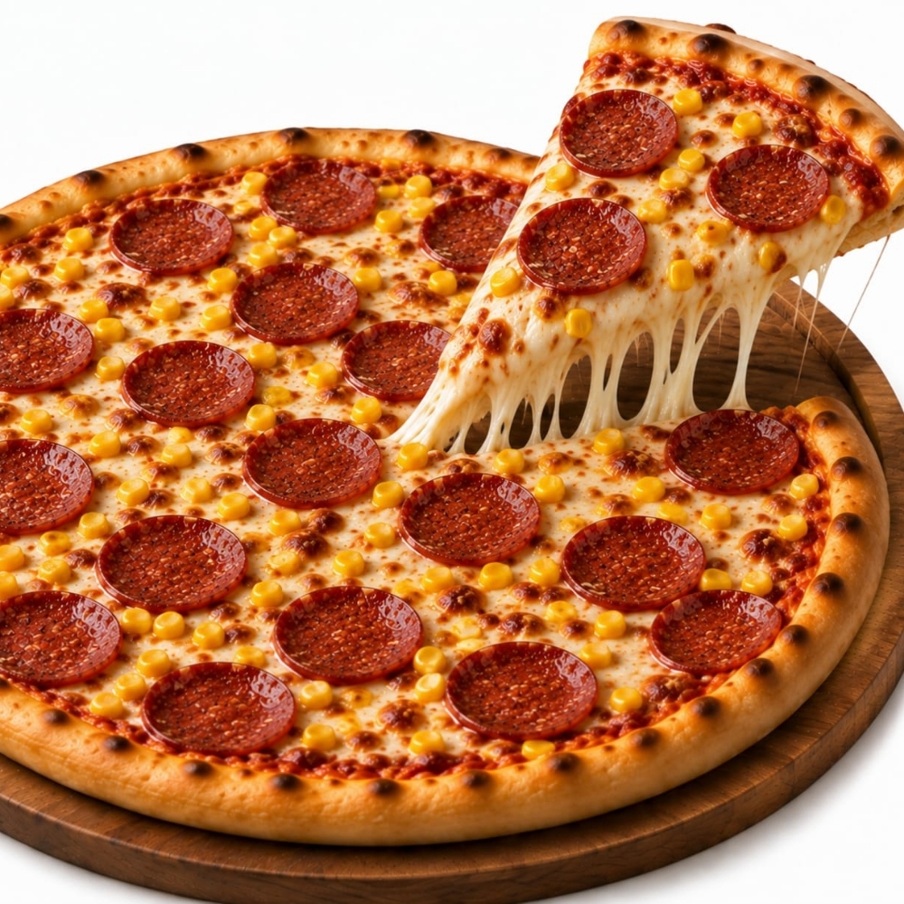 Mısırlı Sucuklu Pizza
