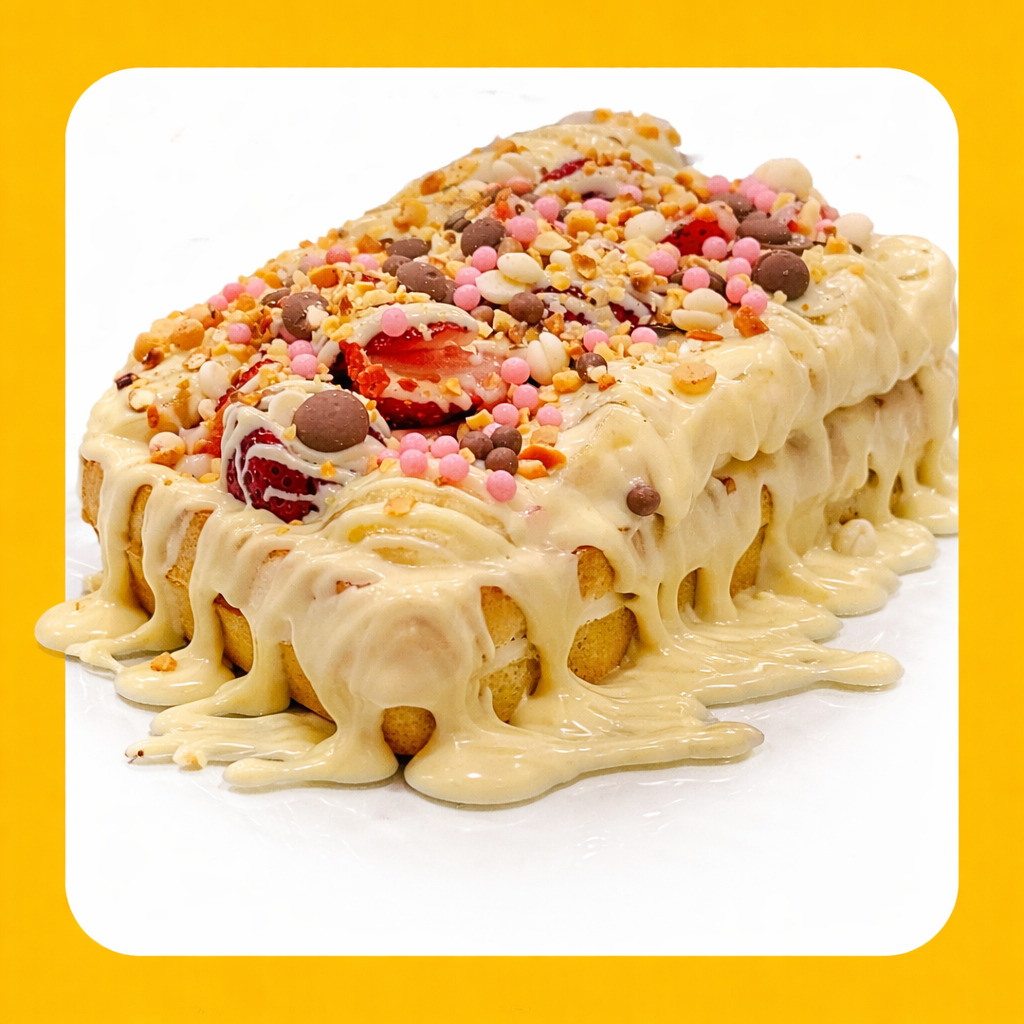 Bembeyaz Waffle 🤍 (Büyük Hamur)
