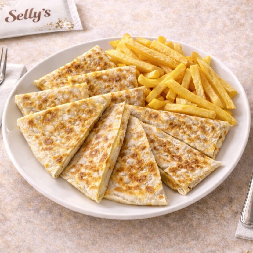 Patatesli Gözleme (Patates Kızartmalı)