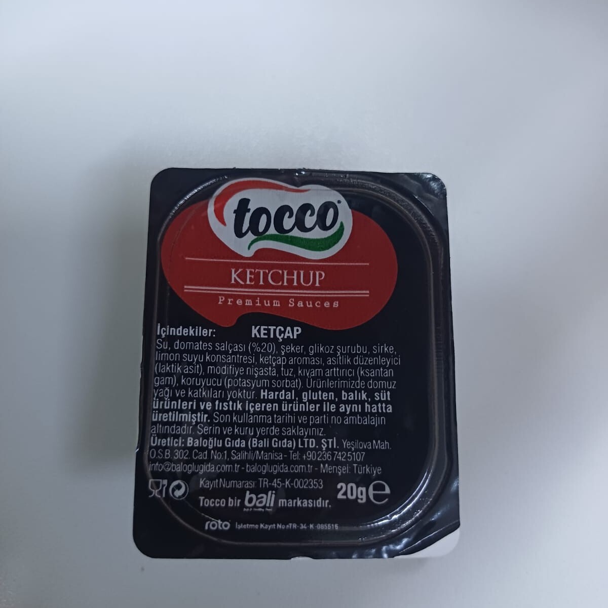 20 gr ketçap