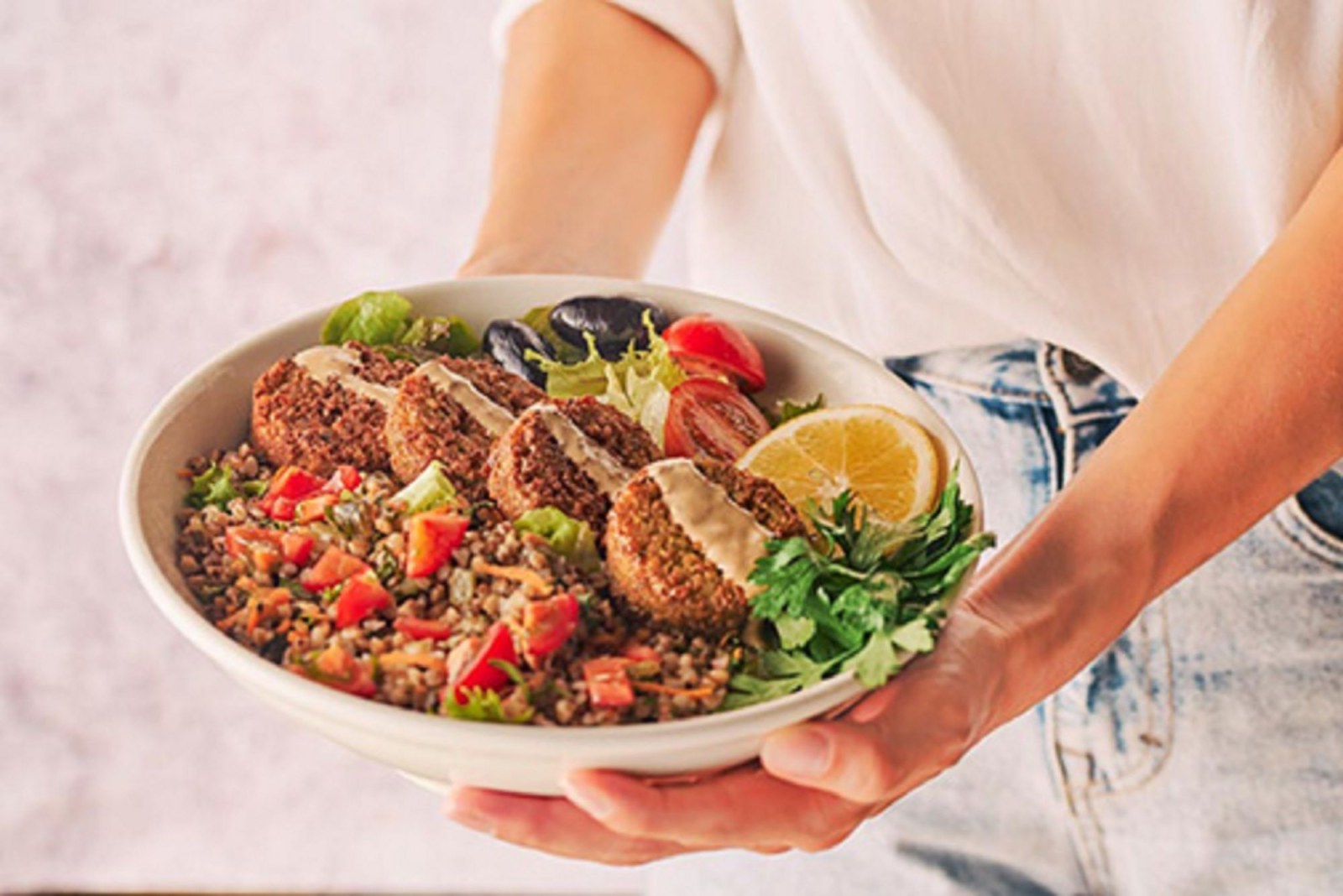 Falafel & Kara Buğdaylı Tabulle One Bowl