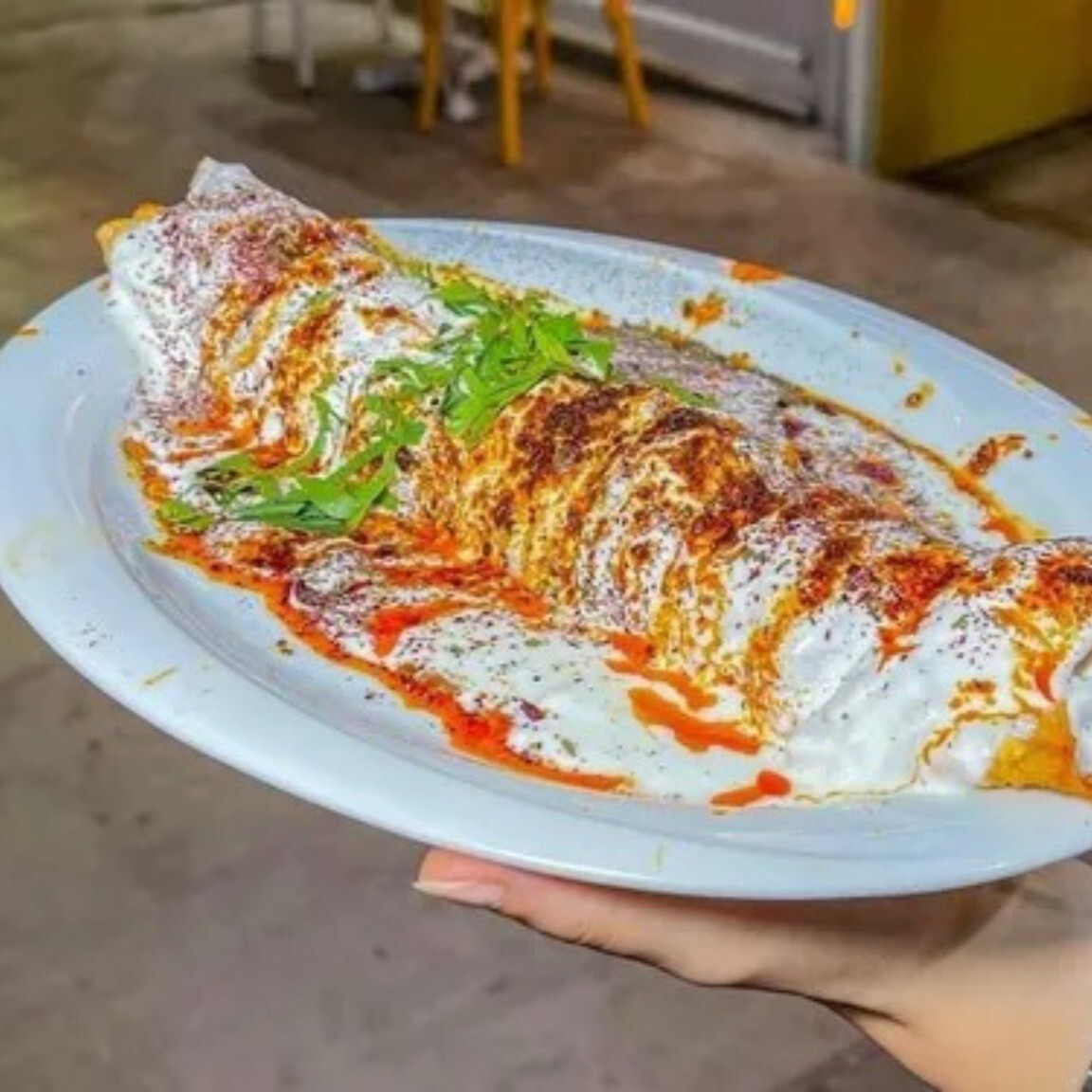 Tavuk Tantuni Yoğurtlu Tek