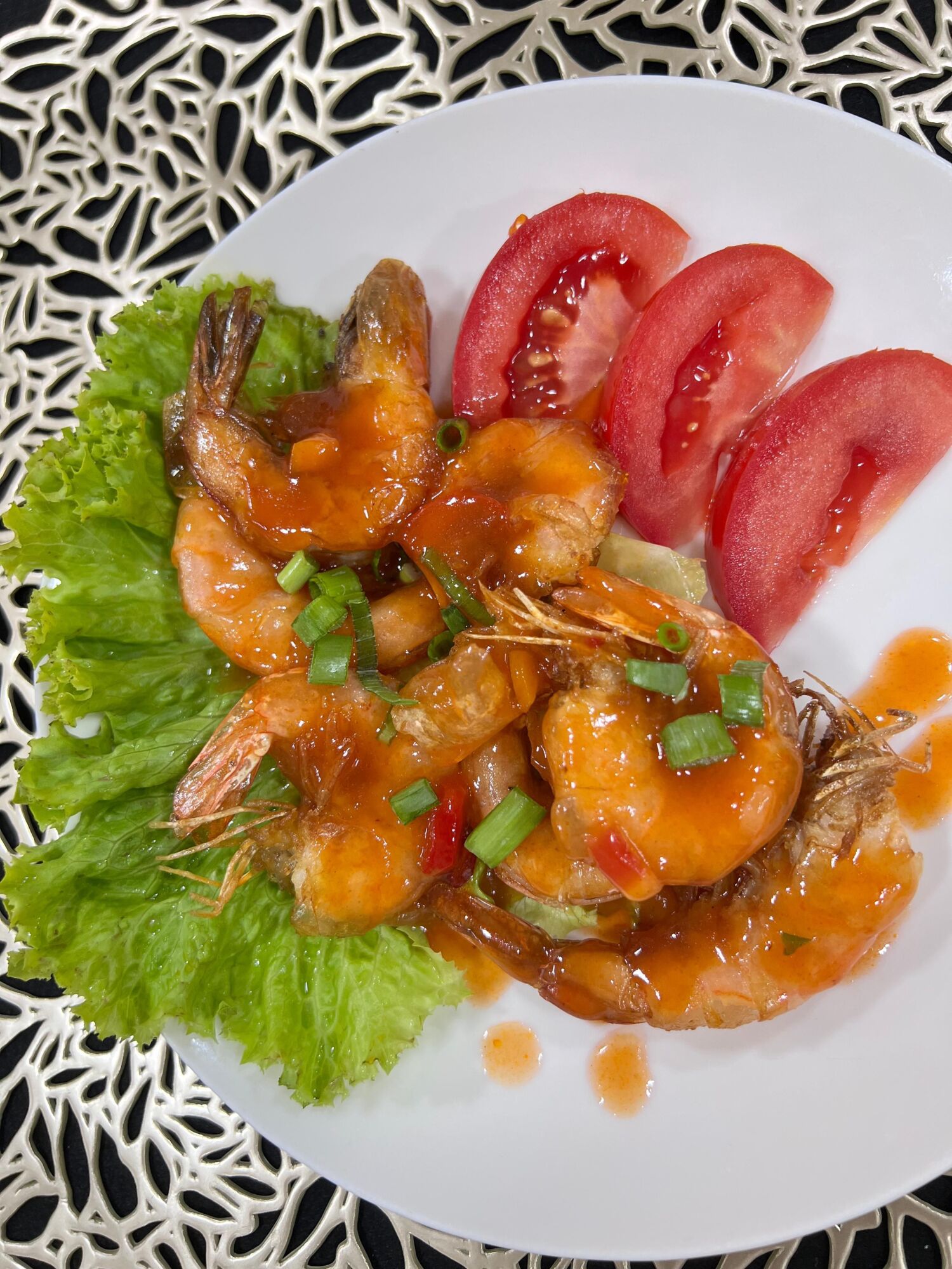 Udang Saos Asam Manis