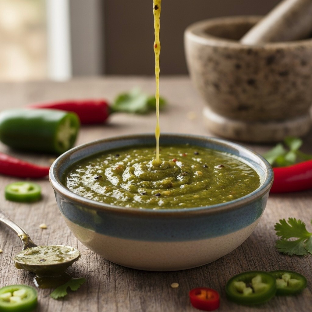 Jalapeno acı biber sosu