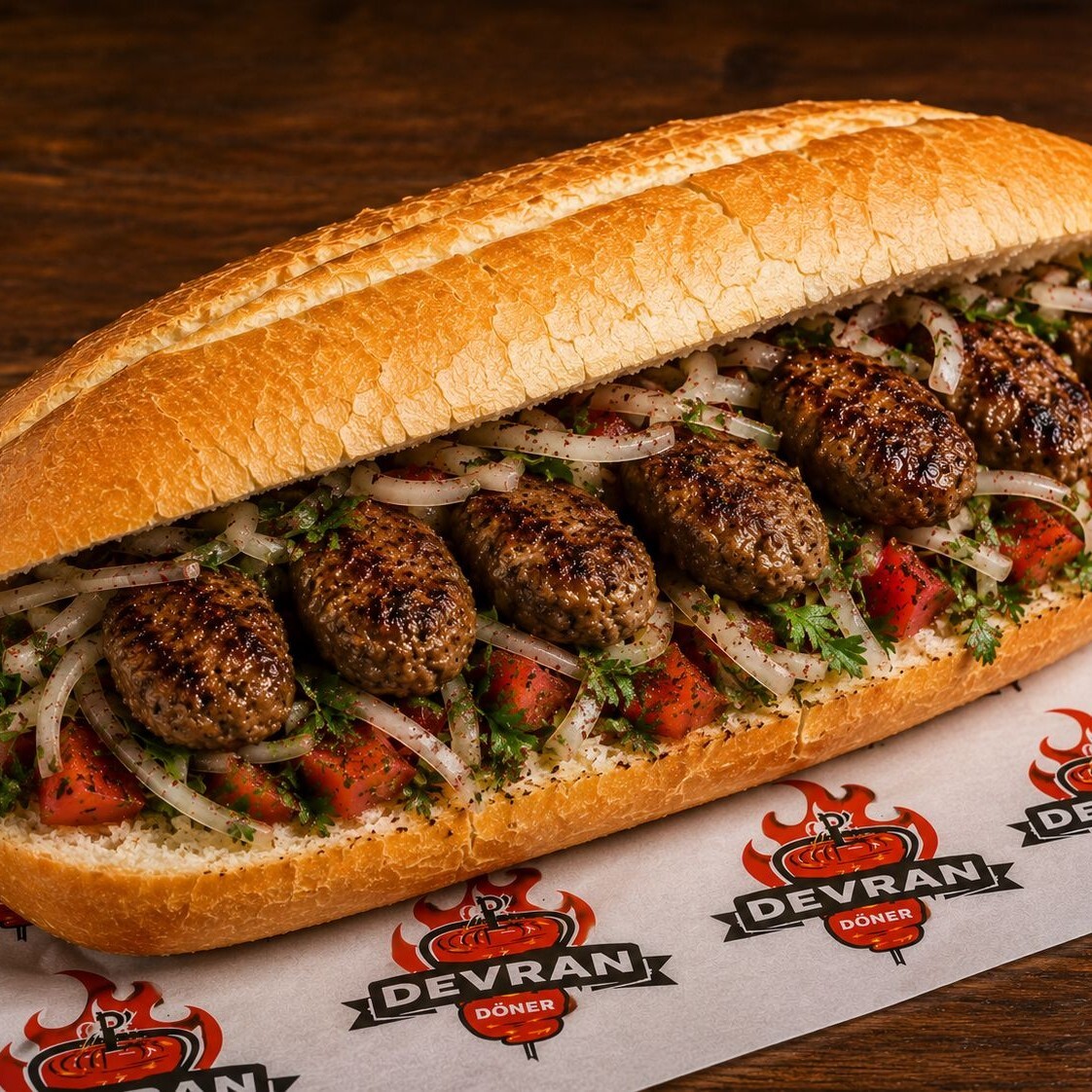Mangalda Tam Ekmek Köfte