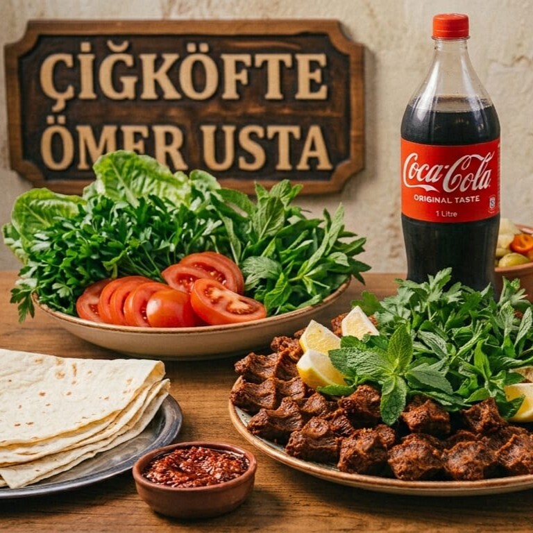 750 Gr Çiğköfte+1 lt coca cola