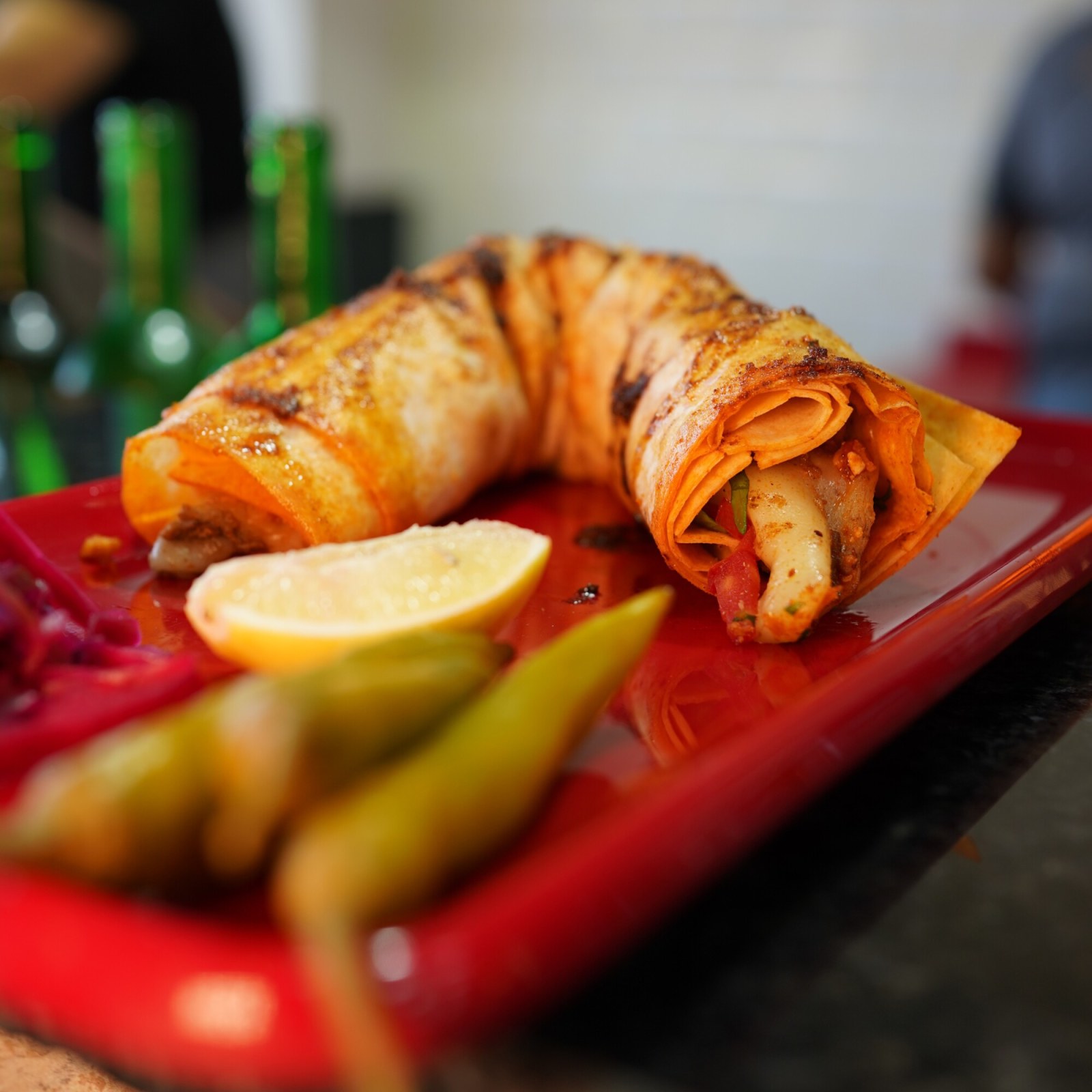 Kaşarlı Tavuk Tantuni