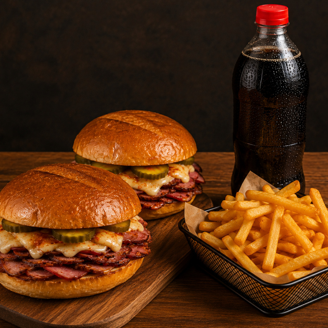 2'li Kumru Burger Menü