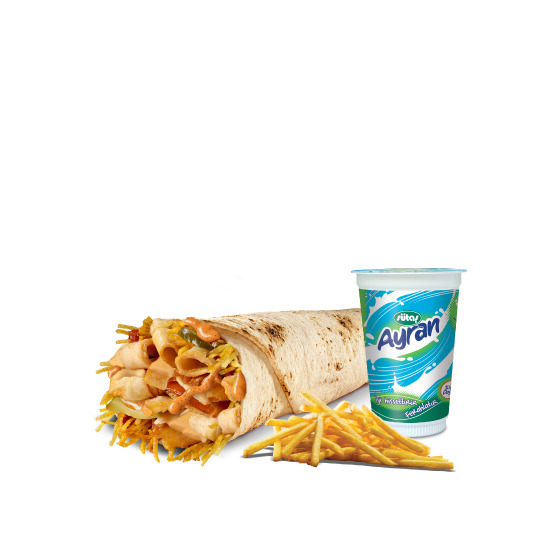 Chipotle Soslu Dürüm Tavuk Döner Menü