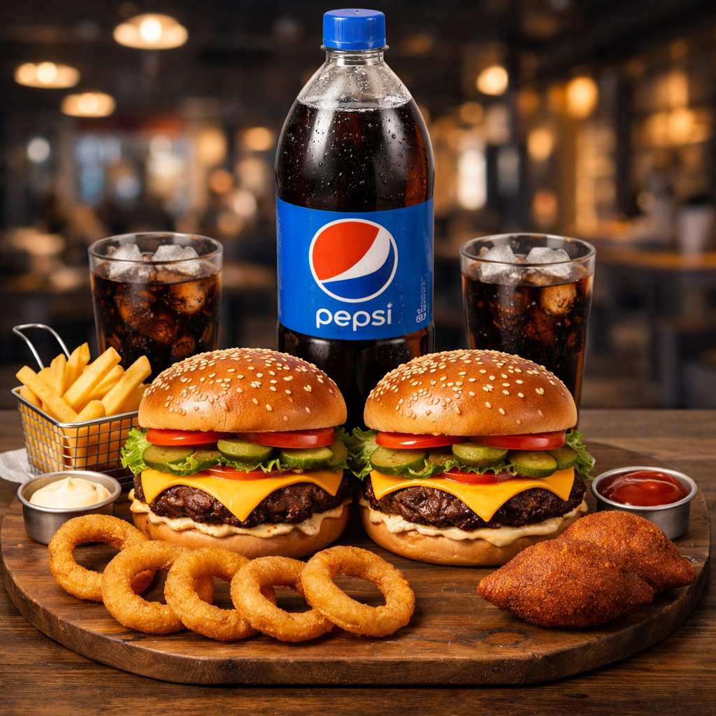 2 Kişilik Doyuran Burger Menü