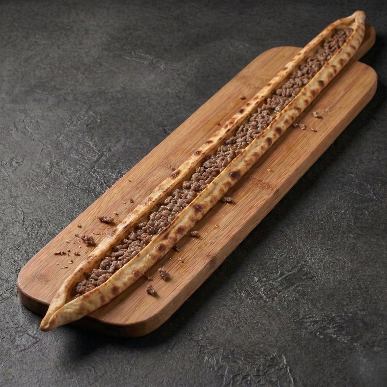 Kavurmalı Açık Pide