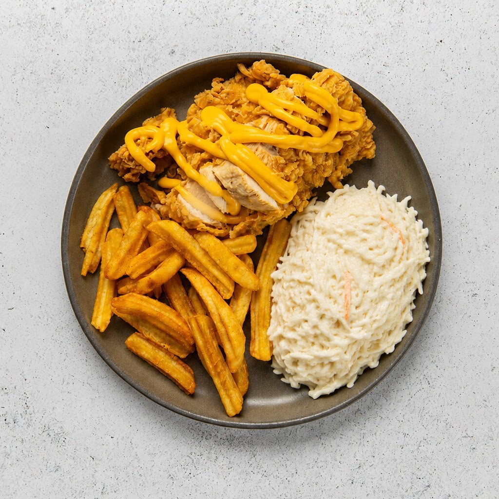 Cheddarlı Schnitzel (1281,12 KCal)
