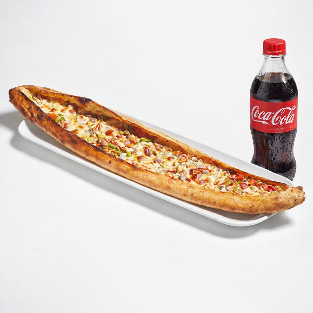 Kuşbaşı Kaşar + Coca-Cola (33 cl.)