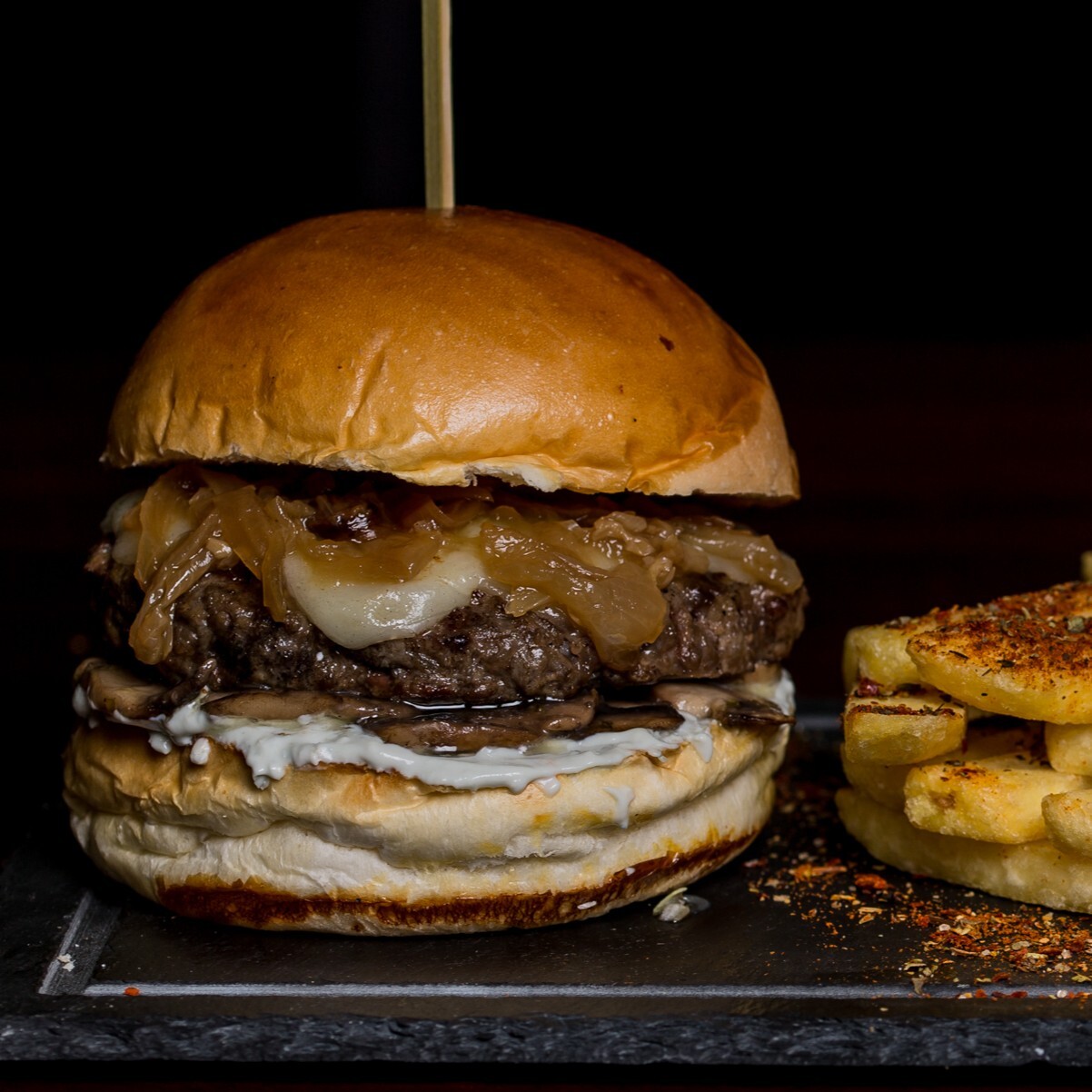 Kuzu Rokfor Mushroom Burger