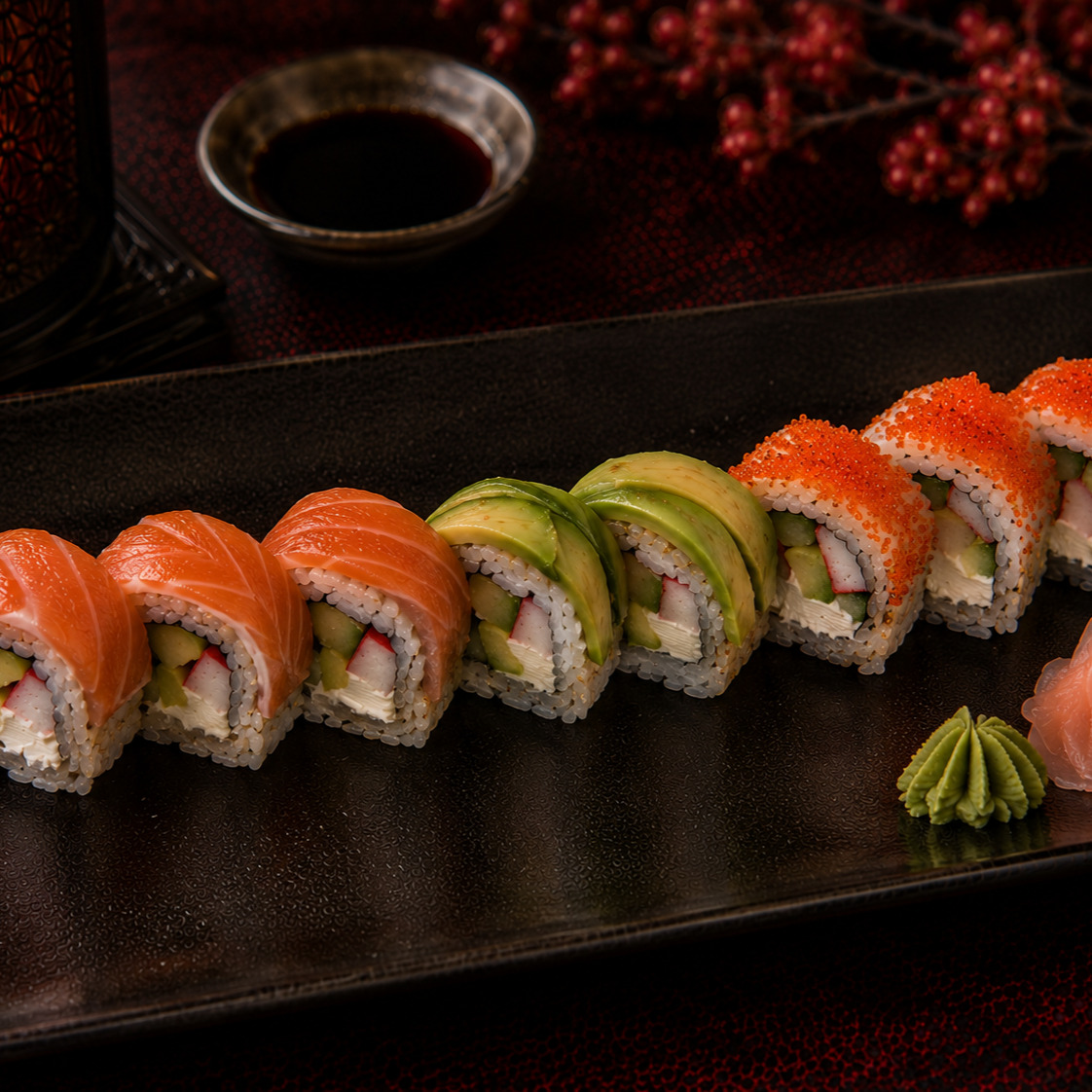 Rainbow Roll (8 Pcs.)