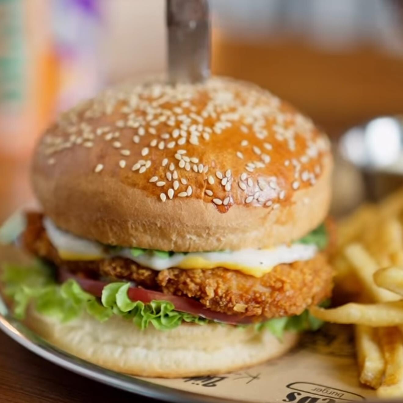 Kajun Chicken Burger 150 gr