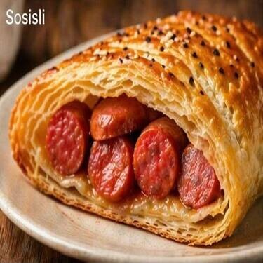 Sosis Kaşarlı Milföy (Büyük)