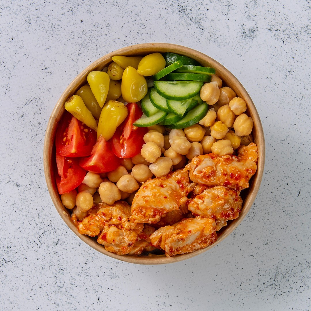 Pilav Üstünde Sweet Chili Soslu Tavuk Aşkı