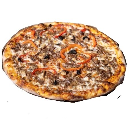 Kavurmalı Pizza (Küçük Boy)