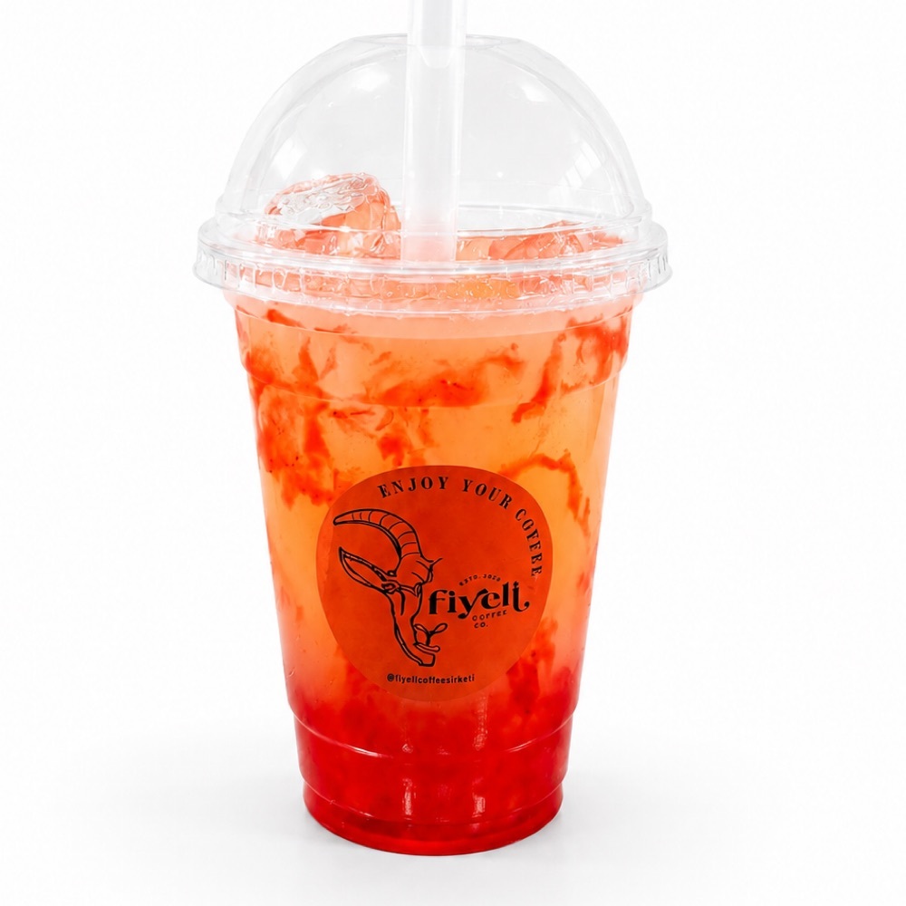 Çilekli Bubble Tea