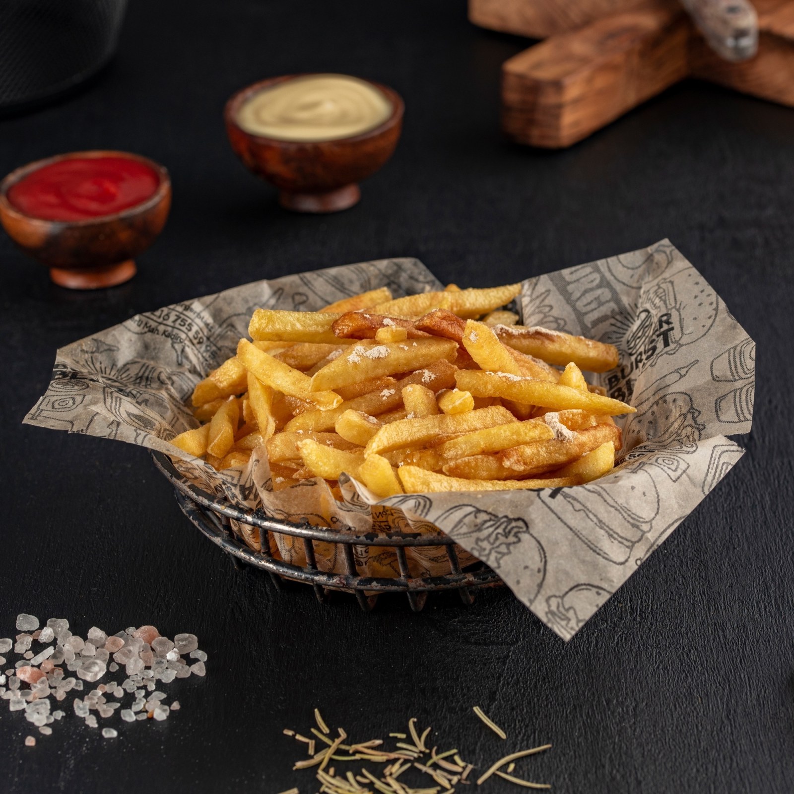 Sarımsaklı Parmesanlı Patates Kızartması