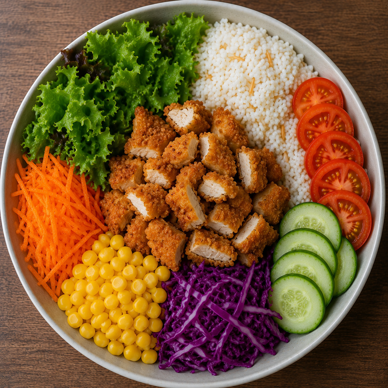 Çıtır Tavuklu Bowl
