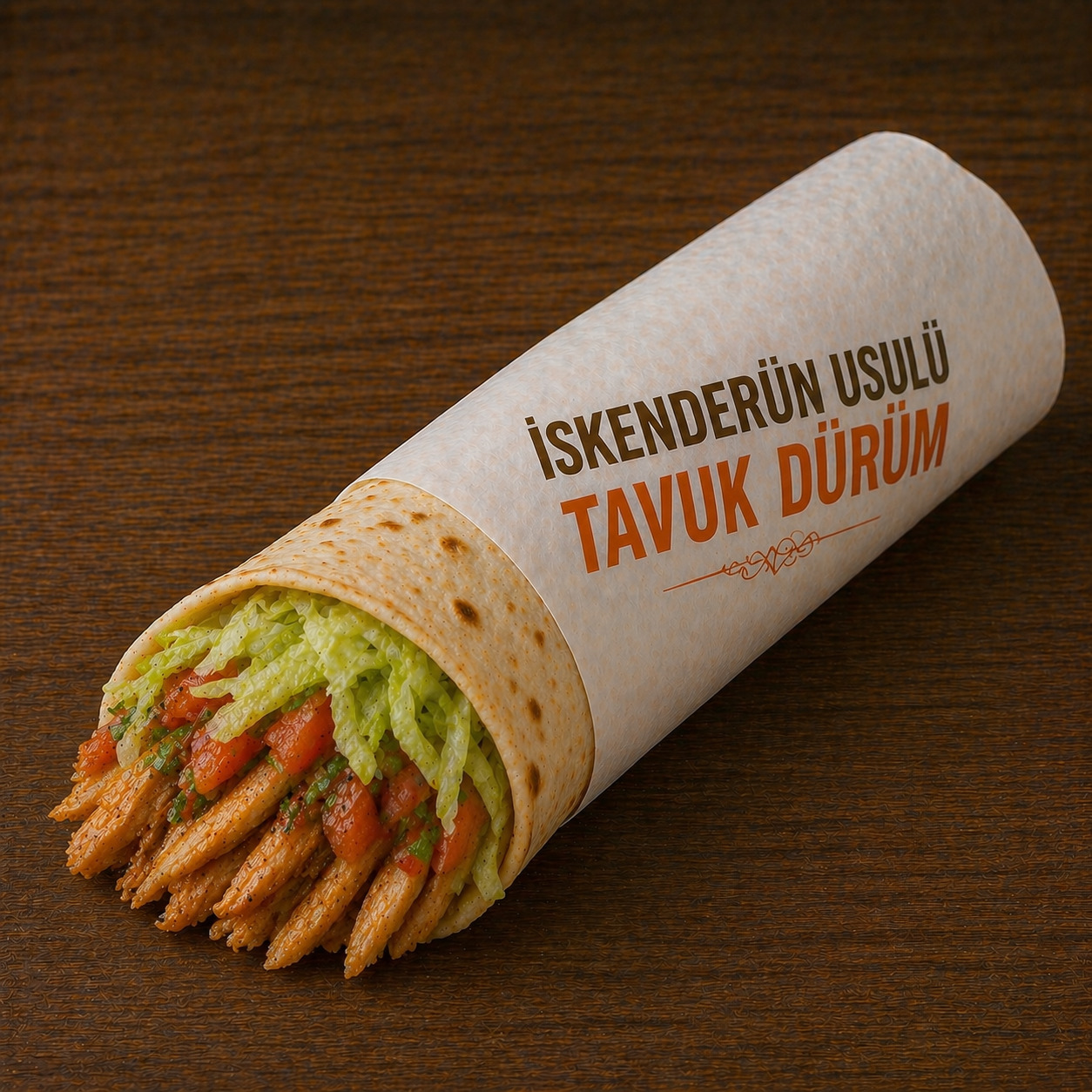İskenderun Usulü Soslu Tavuk Dürüm
