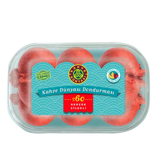 Algötür Çilekli Dondurma (500 gr.)