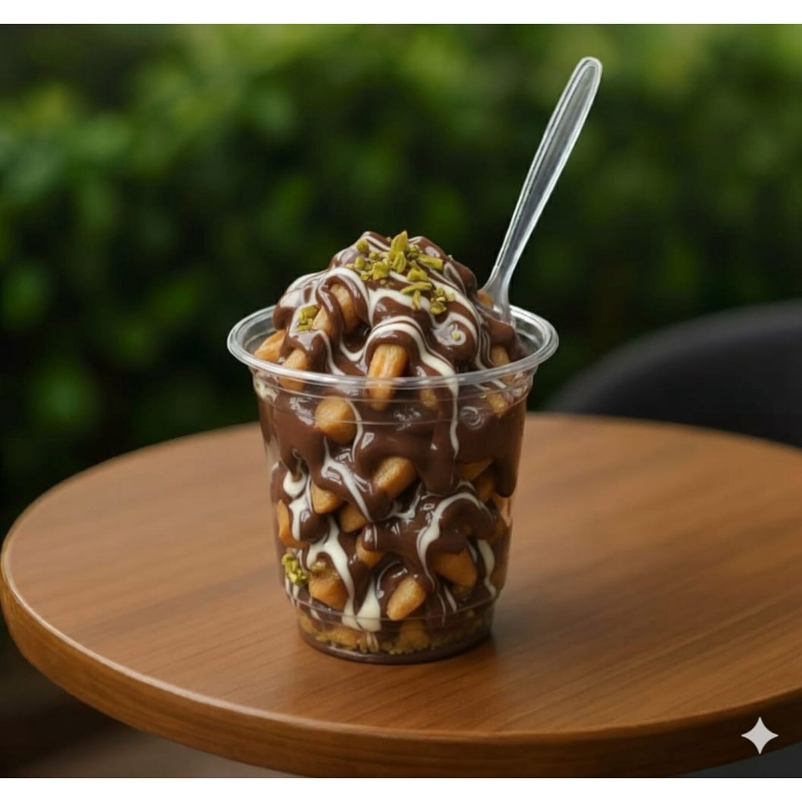 2'li Tatlı Aşk Bardak Waffle