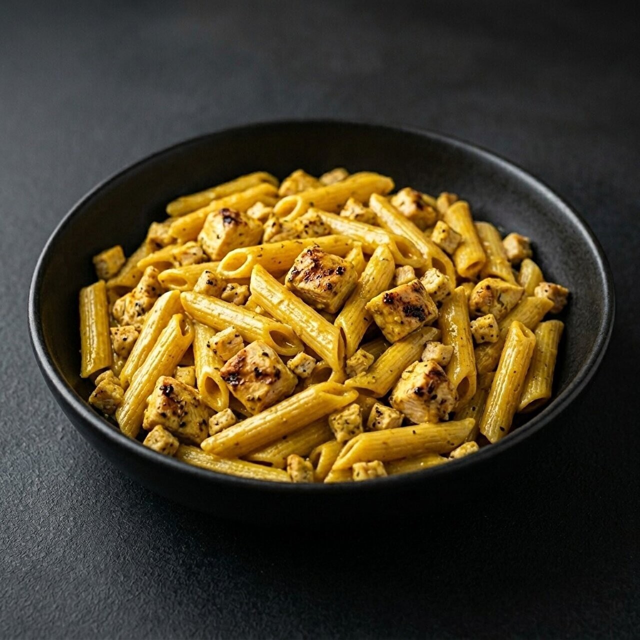 Büyük Boy Tavuklu Körili Penne