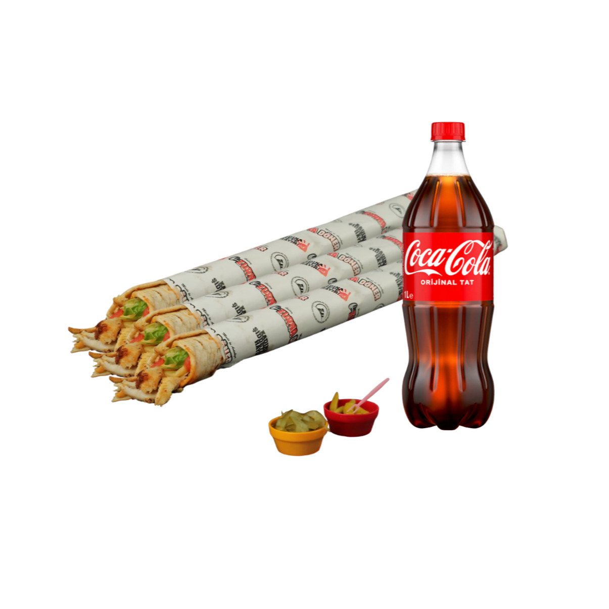 3'lü Full Zurna Döner Menü