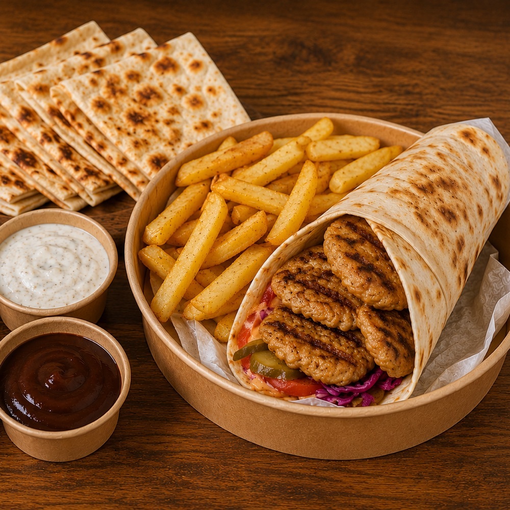 Ranch Soslu Tavuk Köfte Dürüm Menü