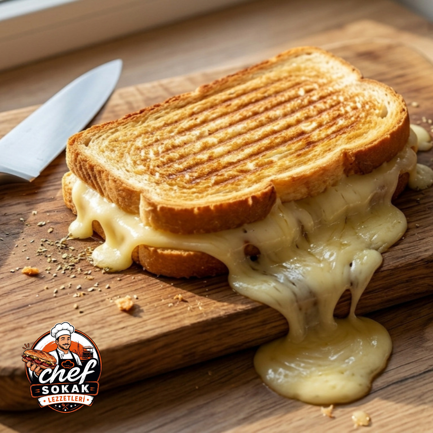 Kaşarlı Tost XL Tost Ekmeğinde
