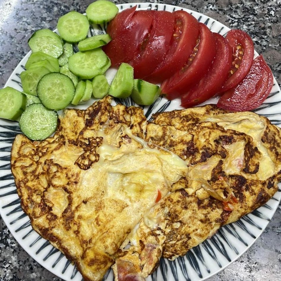 Sebzeli Omlet
