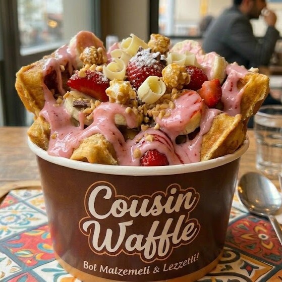 Cousin Waffle Çilek Rüyası Dolu Dolu