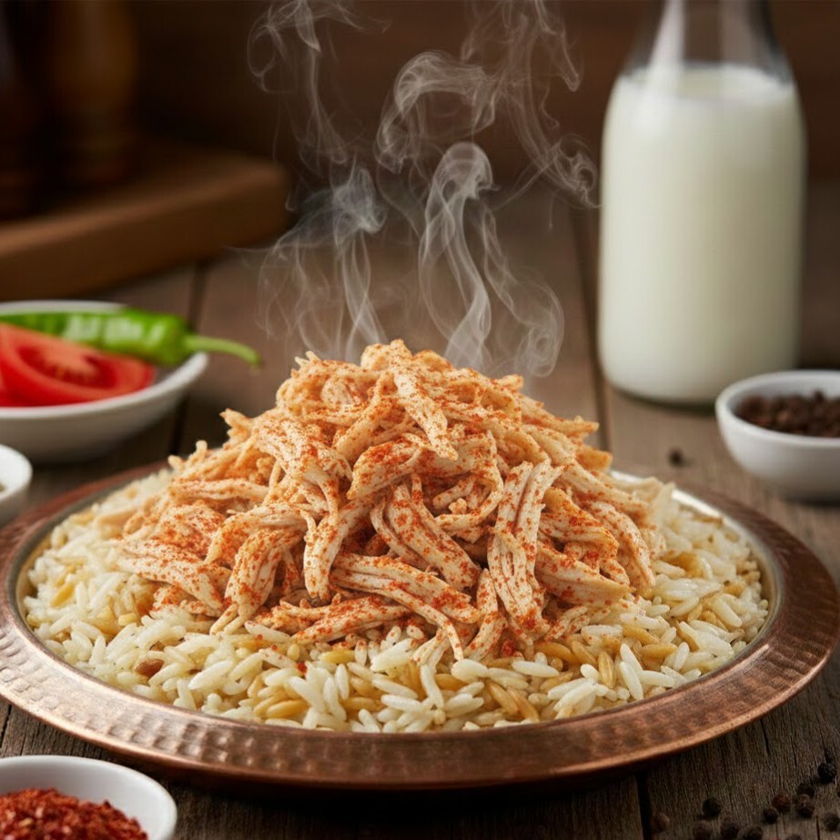 Plus Cajun Baharatlı Tavuk Pilav Menü