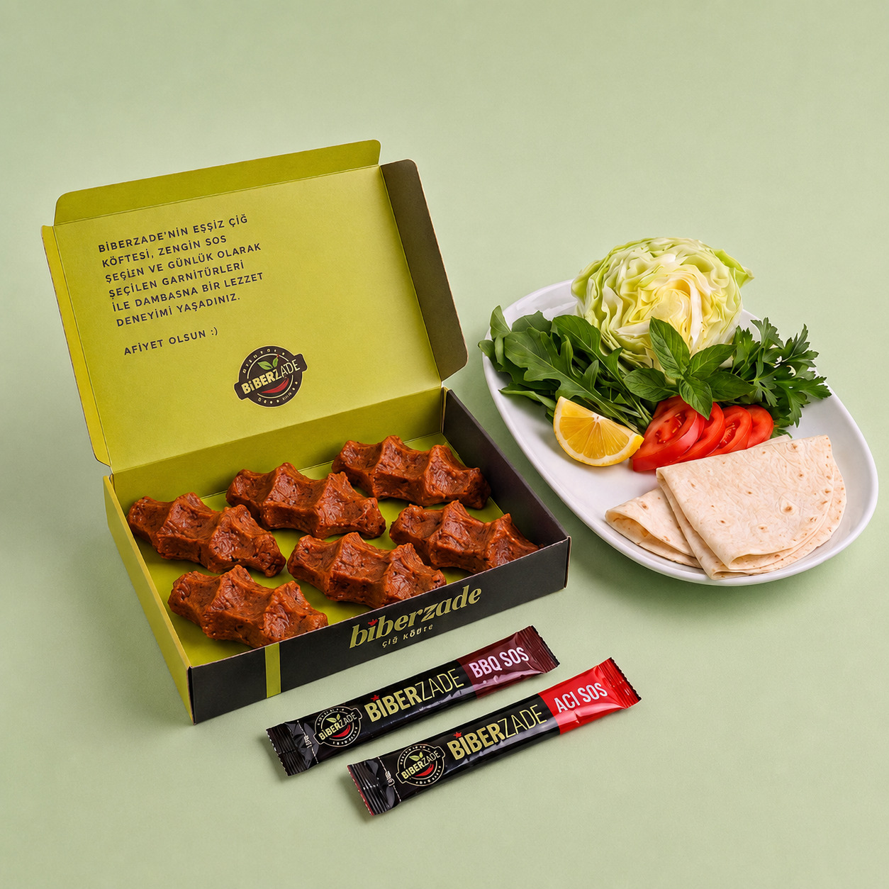 Çiğ köfte Porsiyon (200 Gr.)