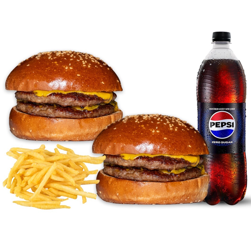 2’li İso Double Burger Menü