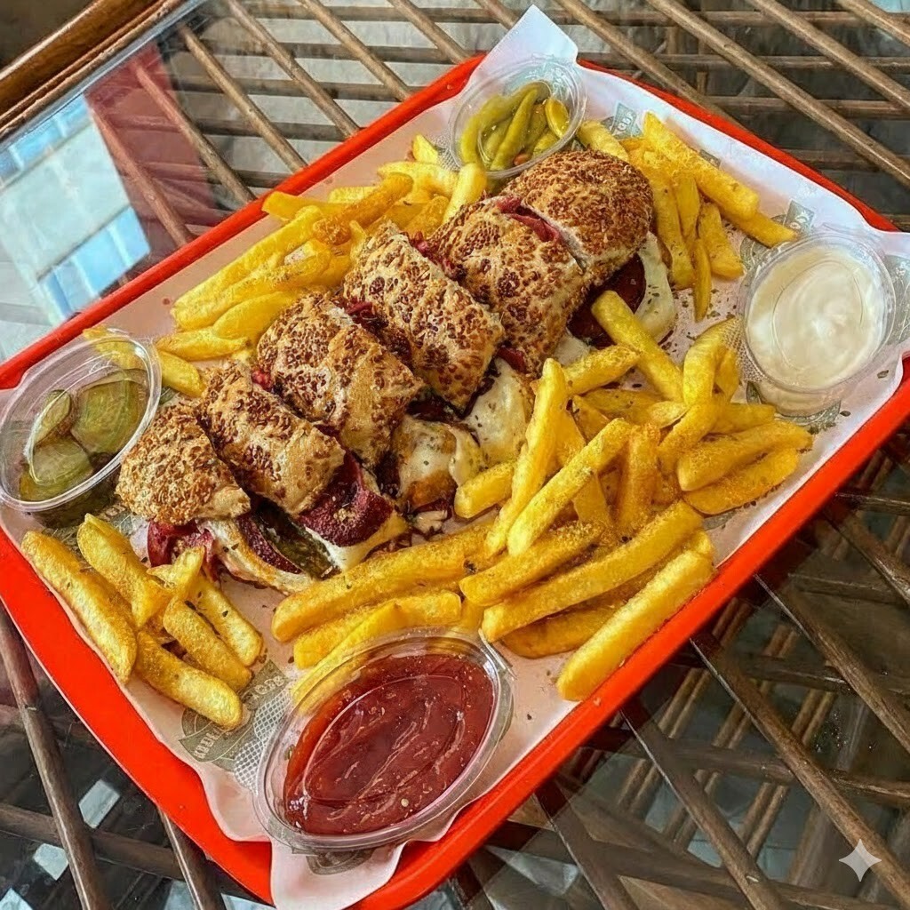 Yumurtalı Sucuklu Kaşarlı Tost