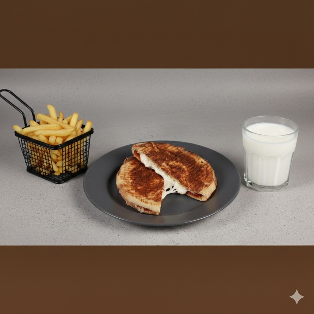 Karışık Bazlama Tost Menü