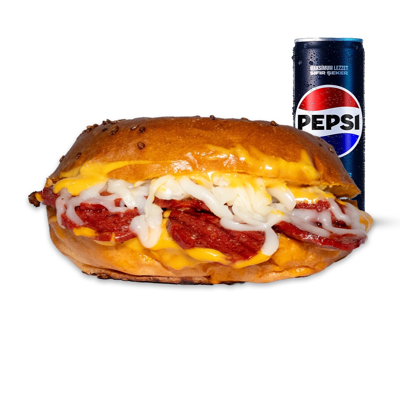 Cheddar Soslu Tost Menü